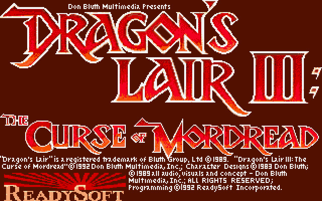 Dragon`s Lair III: The Curse of Mordread