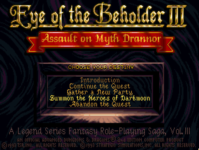 Eye of the Beholder III