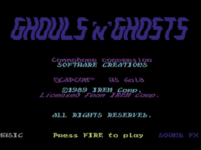 Ghouls `N Ghosts