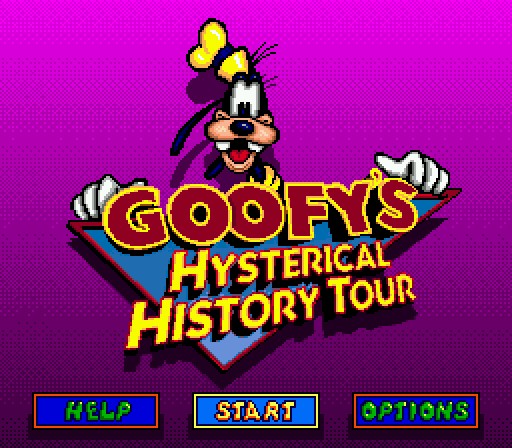 Goofy's Hysterical history Tour