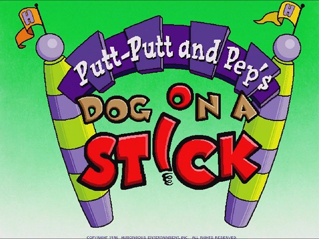 Putt-Putt and Pep's Dog on a Stick