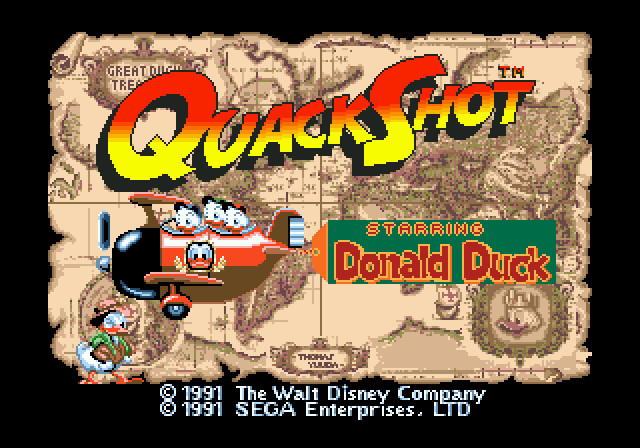 Quackshot starring Donald Duck