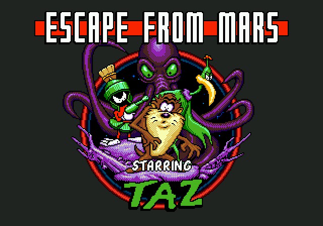 Taz in Escape from Mars